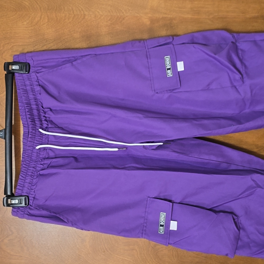 No Boundaries Purple Cargo Pants - Picture 4 of 6